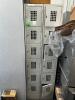 DESCRIPTION (2) SIX GROUP METAL LOCKER TOWERS. THIS LOT IS: SOLD BY THE PIECE LOCATION KITCHEN QTY 2 - 2