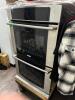 DESCRIPTION ELECTROLUX DOUBLE STACK ECLECTIC OVEN SET W/ CUSTOM BUILT CART BRAND / MODEL: ELECTROLUX LOCATION KITCHEN QTY 1 - 2