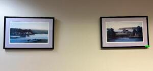 (2) FRAMED PAINTING PRINTS