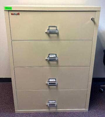 FIRE KING 4-DRAWER FILING STORAGE CABINET