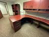 U-SHAPED DESK WITH WALL CABINETS - 3