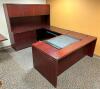 U-SHAPED DESK WITH HUTCH