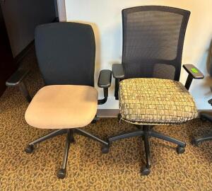 (2) ROLLABOUT OFFICE CHAIRS