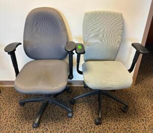 (2) ROLLABOUT OFFICE CHAIRS