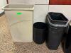 (5) OFFICE TRASH BINS