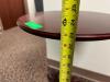 ROUND WOODEN ACCENT TABLE - 3