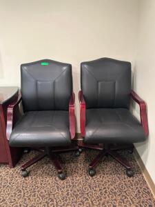 (2) - HIGH END ROLLING OFFICE CHAIRS