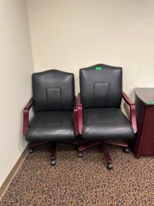 (2) - HIGH END ROLLING OFFICE CHAIRS