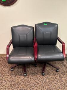 (2) - HIGH END ROLLING OFFICE CHAIRS