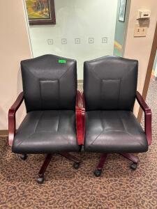 (2) - HIGH END ROLLING OFFICE CHAIRS