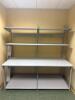 71" WORK DESK WITH SHELVING - 2