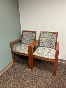 (2) - WAITING ARM CHAIRS