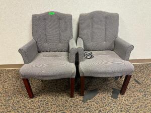 (2) - WAITING ARM CHAIRS