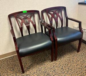 (2) - WAITING ARM CHAIRS