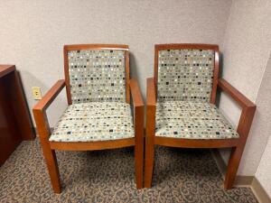 (2) - WAITING ARM CHAIRS