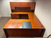 8' MULTI PIECE COMPLETE DESK SET WITH KEYS AND ACCESSORIES - 4