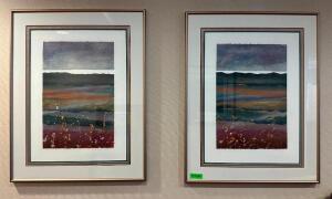 (2)- LANDSCAPE WALL ART