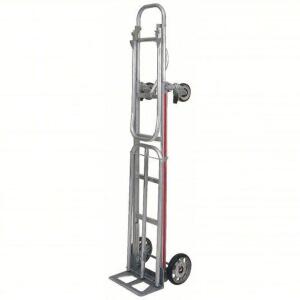 DESCRIPTION: (1) CONVERTIBLE HAND TRUCK BRAND/MODEL: MAGLINER #19D209 INFORMATION: TREAD ON CORE RUBBER SIZE: 14 IN X 7 1/2 IN, 66 1/2 IN X 12 IN X 9