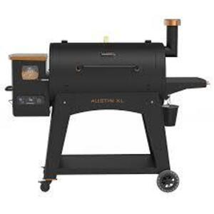 DESCRIPTION: (1) WOOD PELLET GRILL BRAND/MODEL: PIT BOSSINFORMATION: BLACKSIZE: AUSTIN XLRETAIL$: $497.00 EAQTY: 1