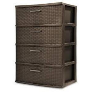 DESCRIPTION: (1) WIDE DRAWER CROSS WEAVE TOWER BRAND/MODEL: STERILITE #4440 RETAIL$: $50.00 EA QTY: 1