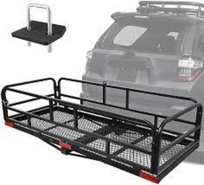 DESCRIPTION: (1) FOLDING CARGO CARRIER BRAND/MODEL: LOAD IT! #07496 INFORMATION: BLACK RETAIL$: $238.72 EA QTY: 1