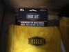 DESCRIPTION: (6) PAIRS OF MIG WELDING GLOVES BRAND/MODEL: IRONCAT #6010 INFORMATION: YELLOW, TOP GRAIN COWHIDE, HEAVYWEIGHT SIZE: XL RETAIL$: $78.99 E - 2