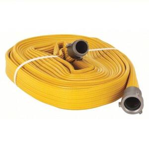 DESCRIPTION: (1) ATTACK LINE FIRE HOSE BRAND/MODEL: JAFX4 #11C288 INFORMATION: YELLOW, RUBBER, 4-LAYER, 1-1/2" INSIDE DIAMETER SIZE: 50' HOSE RETAIL$: