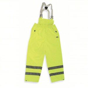 DESCRIPTION: (12) RAIN BIB BRAND/MODEL: CONDOR #4PCU7 INFORMATION: HI-VISIBILITY SIZE: 4XL RETAIL$: $89.77 EA QTY: 12