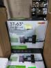 DESCRIPTION: (2) TV WALL MOUNT BRAND/MODEL: OMNI MOUNT INFORMATION: FULL MOTION, BLACK SIZE: 37" - 63" RETAIL$: $55.00 EA QTY: 2 - 3