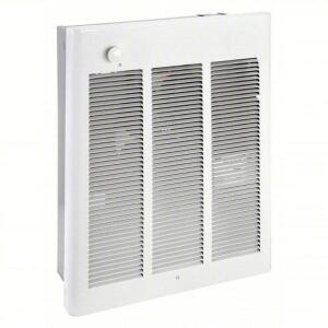 DESCRIPTION: (1) RECESSED ELECTRIC WALL-MOUNT HEATER BRAND/MODEL: DAYTON #3UF62D INFORMATION: WHITE, 3,600W/4,800W, 208/240V AC, 1-PHASE, WHITE, UNIT-