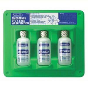 DESCRIPTION: (5) SINGLE USE EYEWASH STATION BRAND/MODEL: PHYSICIANSCARE #31AR01 INFORMATION: 3 NO. OF BOTTLES INCLUDED, 8 OZ SIZE RETAIL$: $53.38 EA Q