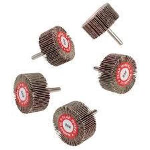 DESCRIPTION: (5) BOXES OF (10) PREMIUM FLAP WHEEL BRAND/MODEL: GLOBAL ABRASIVE PRODUVTS #809775-26963 INFORMATION: 20 GRIT, 80 ALUMINUM OXIDE SIZE: 1-