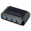 DESCRIPTION: (3) USB SUPER SPEE HUB INFORMATION: BLACK, 1 UP 4 DOWN RETAIL$: $39.99 EA QTY: 3