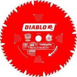 DESCRIPTION: (2) CIRCULAR SAW BLADES BRAND/MODEL: DIABLO INFORMATION: RED SIZE: 12" / 60T RETAIL$: $47.47 EA QTY: 2