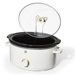 DESCRIPTION: (1) CROCK POT BRAND/MODEL: BEAUTIFUL INFORMATION: WHITE RETAIL$: $50.00 EA QTY: 1