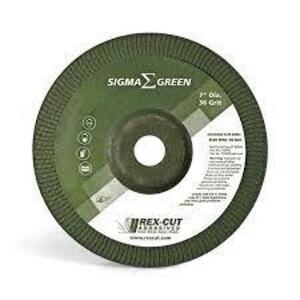 DESCRIPTION: (1) CASE OF (5) GRINDING WHEELS BRAND/MODEL: SIGMA #736006 SIZE: 5X5/8-11 RETAIL$: $50.00 EA QTY: 1