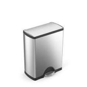 DESCRIPTION: (1) STEP CAN BRAND/MODEL: SIMPLEHUMAN #596893960 SIZE: 13.2 G RETAIL$: $150.00 EA QTY: 1