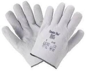 DESCRIPTION: (2) PACKS OF (12) CRUSADER HEAT RESISTANT GLOVES BRAND/MODEL: ANSELL/42-445 INFORMATION: GRAY/FELT-LINING/MAX TEMP: 400F SIZE: SIZE: 9 RE