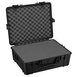 DESCRIPTION: (1) WEATHERPROOF HEAVY DUTY STORAGE CASE INFORMATION: BLACK FOAM INCLUDED SIZE: 8X16X20 QTY: 1