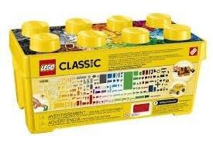 DESCRIPTION: (1) MEDIUM CREATIVE BRICK BOX BUILDING KIT BRAND/MODEL: LEGO CLASSIC SIZE: 484 PC RETAIL$: $24.99 EA QTY: 1