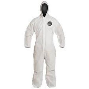 DESCRIPTION: (1) CASE OF (25) DISPOSABLE COVERALLS BRAND/MODEL: PROSHIELD 10 SIZE: XL RETAIL$: $60.00 EA QTY: 1