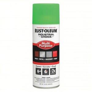 DESCRIPTION: (2) SPRAY PAINT BRAND/MODEL: RUST-OLEUM #6KN92 INFORMATION: GREEN SIZE: 12 OZ RETAIL$: $10.97 EA QTY: 2