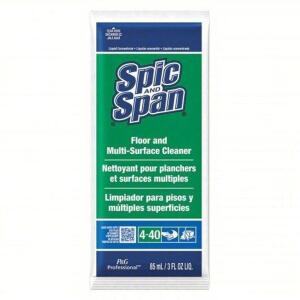 DESCRIPTION: (1) CASE OF (45) FLOOR CLEANER PACKET CONCENTRATE BRAND/MODEL: SPIC AND SPAN #2NDT3 INFORMATION: GREEN SIZE: 3 OZ RETAIL$: $74.63 EA QTY: