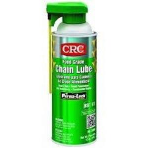 DESCRIPTION: (2) CHAIN LUBE FOOD GRADE BRAND/MODEL: CRC SIZE: 12 OZ RETAIL$: $20.00 EA QTY: 2