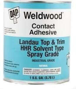 DESCRIPTION: (1) CONTACT ADHESIVE BRAND/MODEL: WELDWOOD BY DAP SIZE: 1 GALLON RETAIL$: $56.00 EA QTY: 1