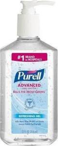 DESCRIPTION: (6) ADVANCED INSTANT HAND SANITIZER BRAND/MODEL: PURELL REFRESHING GEL SIZE: 12 FL OZ RETAIL$: $10.00 EA QTY: 6