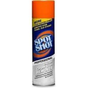 DESCRIPTION: (4) INSTANT CARPET STAIN REMOVER BRAND/MODEL: SPOT SHOT SIZE: 18 FL OZ RETAIL$: $6.98 EA QTY: 4