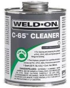 DESCRIPTION: (2) PVC CLEANER BRAND/MODEL: WELDON C-65 SIZE: 1 QT RETAIL$: $20.20. EA QTY: 2