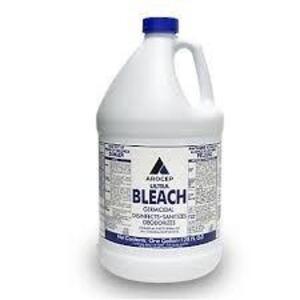 DESCRIPTION: (2) GERMICIDAL ULTRA BLEACH BRAND/MODEL: AROCEP #AR110001 SIZE: 1 GALLON RETAIL$: $15.60 EA QTY: 2