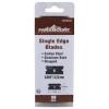 DESCRIPTION: (6) PACKS OF (100) SINGLE EDGE RAZOR BLADES BRAND/MODEL: PARAMOUNT #23059025 SIZE: 0.009 RETAIL$: $5.38 EA QTY: 6 - 2